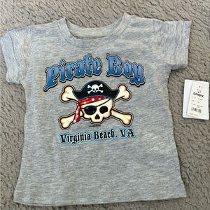 Pirate Boy Gray T-Shirt